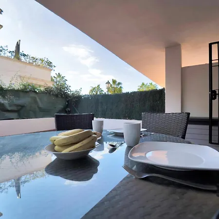 Con Enorme Terraza En Complejo Con Piscina En Nueva Andalucia - Lorcrimar Appartement Marbellac