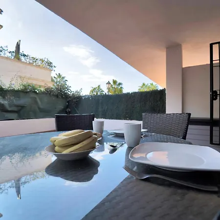 Con Enorme Terraza En Complejo Con Piscina En Nueva Andalucia - Lorcrimar Apartment *